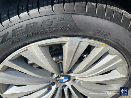 BMW 5GT 휠수리 후 블랙유광 휠도색 + 카본 세라믹 골드 캘리퍼 도색 / 용인 처인구