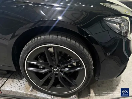 벤츠 E53 AMG 휠수리 후 매트 블랙 실버 투톤 휠도색 / 용인 처인구