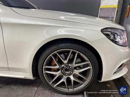 벤츠 S350d 휠수리 후 고스트크롬 휠도색 / 용인 처인구