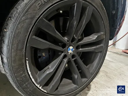 BMW X5 50d 휠수리 후 블랙유광 휠도색 / 용인 처인구