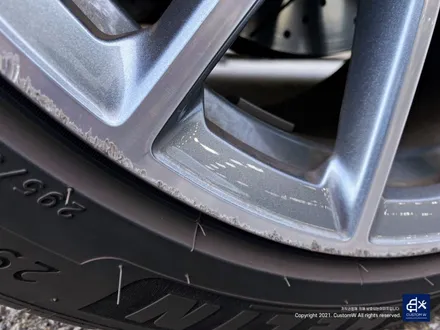 벤츠 GT43 AMG 휠수리 후 블랙실버 투톤 유광 휠도색 / 용인 처인구