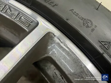 벤츠 GT43 AMG 휠수리 후 블랙유광 휠도색 + 레드 캘리퍼 도색 / 용인 처인구