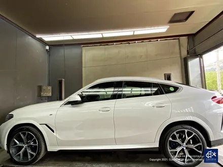 BMW X6 40i 신차 741M 블랙유광 휠도색 + 레드 캘리퍼 도색 / 용인 처인구