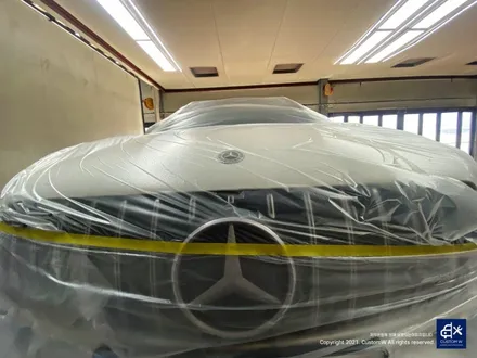 벤츠 GLC43 AMG 휠수리 후 투톤 유광 휠도색 + 레드 캘리퍼 도색 / 용인 처인구