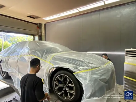 BMW G24 420i 860M 블랙유광 휠도색 + 레드 캘리퍼 도색 / 용인 처인구