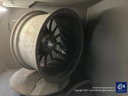 벤츠 GT43 AMG 무광 투톤 / 사틴 블랙 투톤 휠 상처 수리 후, 휠 복원 도색 / 용인 처인구