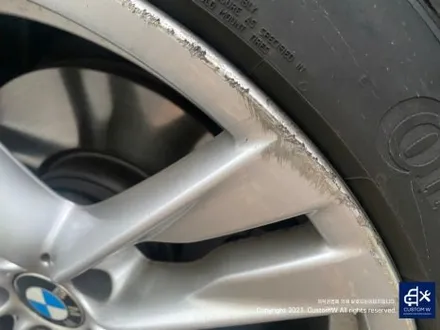 BMW 640D 20인치 휠 상처 수리 후, 고스트 크롬 휠 도색 그리고 블루 캘리퍼 도색까지_! / 용인 처인구