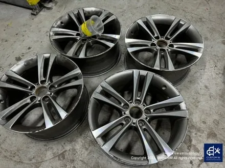 BMW F30 397M 휠 상처 수리 후, 골드 휠 도색 / 용인 처인구