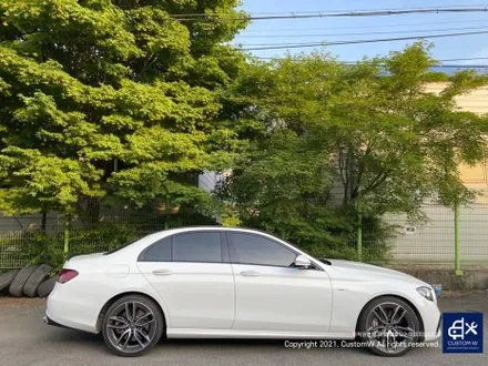 벤츠 E53 AMG 무광 블랙 실버 투톤 휠 도색 + 카본 세라믹 골드 캘리퍼 도색 / 용인 처인구