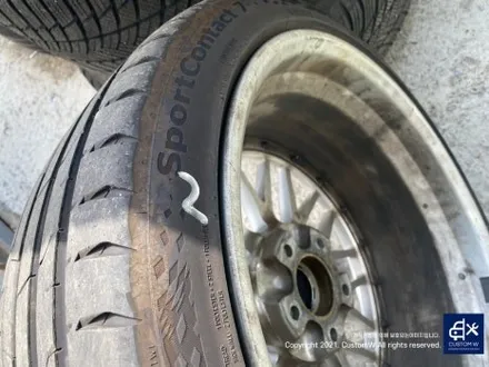 BMW E92 M3 BBS LM 투피스 휠 분해 후, 스포크 오렌지 골드 도색 + 림 폴리싱 작업 / 용인 처인구