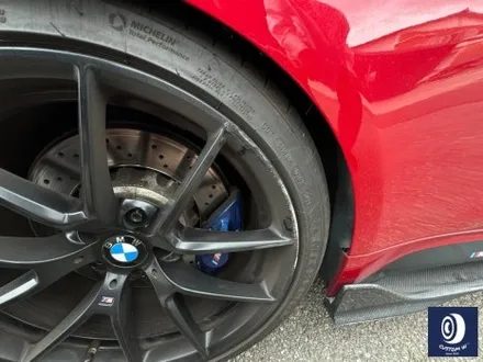 휠 수리 도색 불량 / BMW M4 763M 타 업체 잘못된 휠도색 약품 박리 / 페인트 제거 후, 사틴 블랙 휠 도색 재작업 + 카본 세라믹 골드 캘리퍼 도색 / 용인 처인구