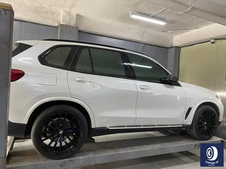 BMW G05 X5 22인치 742M 휠 상처 수리 후, 블랙유광 휠 복원 도색 / 재방문 / 용인 처인구