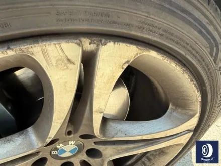 BMW 640D 심각한 상처 수리 및  부식 제거 후, 블랙 유광 휠 도색 / 용인 처인구