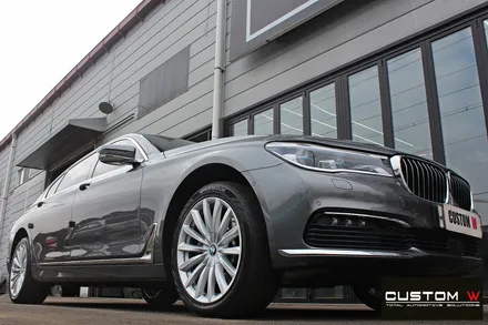 BMW G12 730Ld 휠 상처 수리 후 실버 휠복원 / 용인 처인구