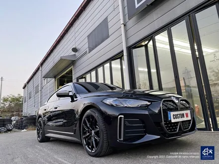 BMW i4 M50 휠수리 후 블랙유광 휠도색 / 용인 처인구
