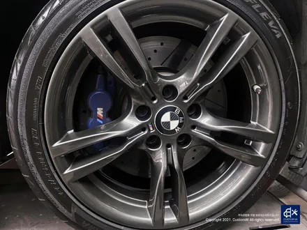 BMW F30 330i 휠수리 후 건메탈 유광 휠도색 / 용인 처인구