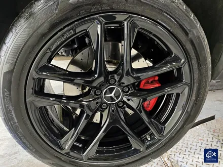 벤츠 GLE53 AMG 휠수리 후 블랙유광 휠도색 / 용인 처인구