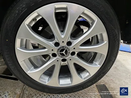 벤츠 E300 휠수리 후 실버 휠도색 휠복원 / 용인 처인구