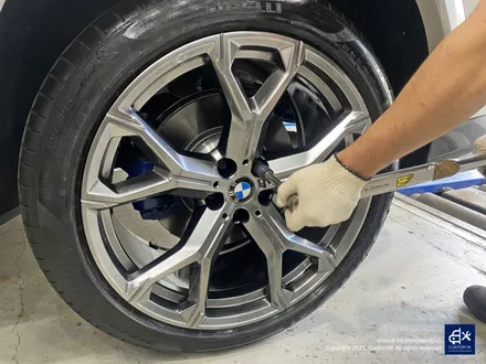 BMW G06 X6 휠수리 후 고스트크롬 휠도색 / 용인 처인구