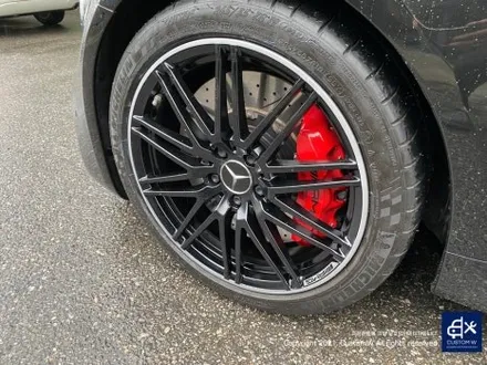 귀한 차량~! 벤츠 GTC AMG 무광 블랙 실버 투톤 휠 도색 작업으로 더욱 멋지게_! / 용인 처인구