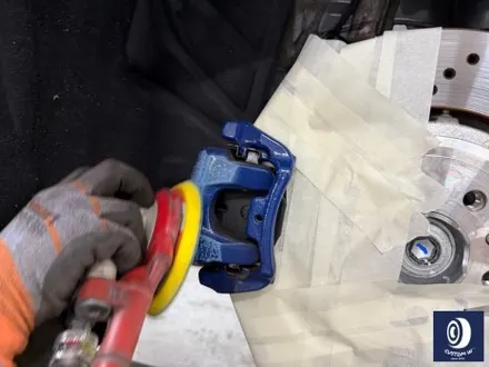 BMW G87 M2 930M 휠 상처 수리 후, 건메탈 그레이 휠도색 + 레드 캘리퍼 도색 / 용인 처인구
