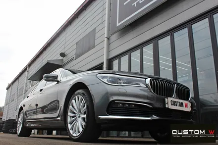 BMW G12 730Ld 휠 상처 수리 후 실버 휠복원 / 용인 처인구