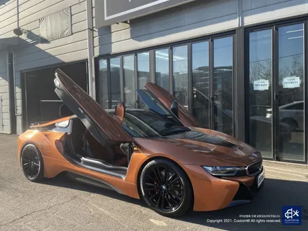 BMW i8 박리후 블랙유광 휠도색 + 레드 캘리퍼 도색 / 용인 처인구