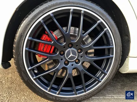 벤츠 A45 AMG 블랙실버 무광 투톤 휠도색 & 레드 캘리퍼 도색 / 용인 처인구