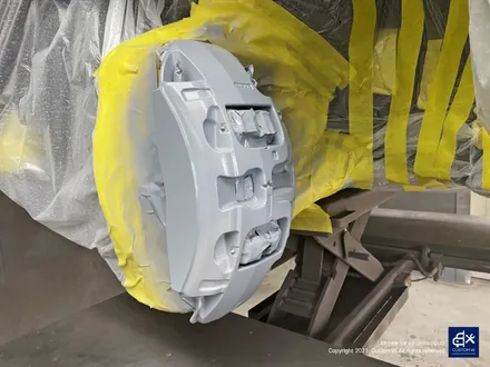Mercedes-AMG GLE53 블랙유광 휠도색 & 레드 캘리퍼 도색 / 용인 처인구
