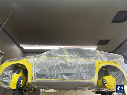 BMW G06 X6 블랙유광 휠도색 + 레드 캘리퍼 도색 / 용인 처인구