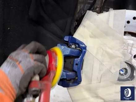 BMW G87 M2 930M 휠 상처 수리 후, 건메탈 그레이 휠도색 + 레드 캘리퍼 도색 / 용인 처인구