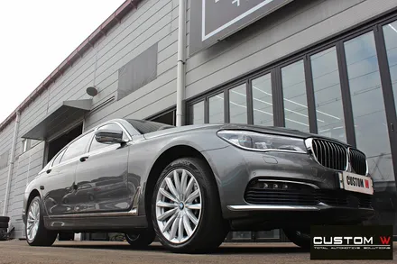 BMW G12 730Ld 휠 상처 수리 후 실버 휠복원 / 용인 처인구