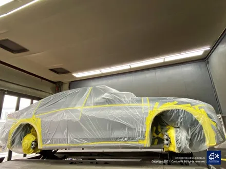 BMW 420i 휠수리 후 블랙유광 휠도색 + 레드 캘리퍼 도색 / 용인 처인구