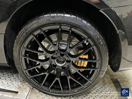 벤츠 C63 AMG 휠수리 후 블랙유광 휠도색 / 용인 처인구
