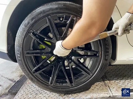 벤츠 GT43 AMG 휠수리 후 블랙유광 휠도색 / 용인 처인구
