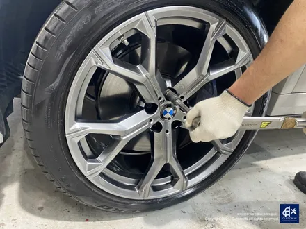 BMW G06 X6 휠수리 후 고스트크롬 휠도색 / 용인 처인구