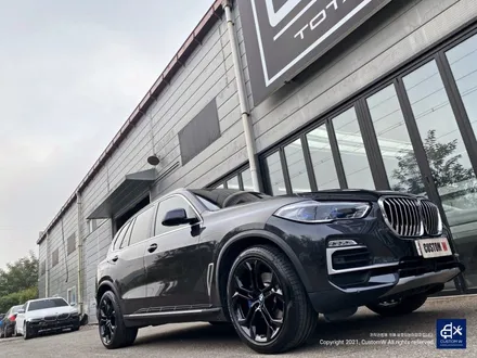 BMW X5 40i 휠수리 후 블랙유광 휠도색 / 용인 처인구