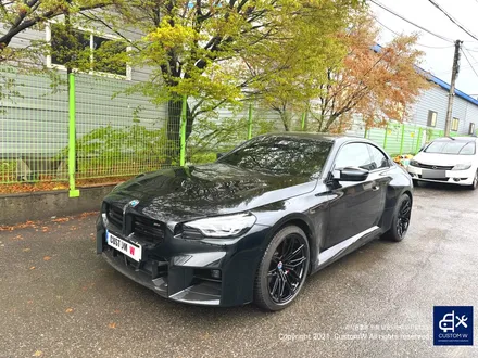 BMW G87 M2 930M 블랙 유광 휠도색 + 레드 캘리퍼 도색 / 용인 처인구