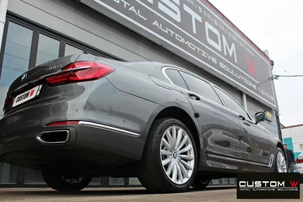 BMW G12 730Ld 휠 상처 수리 후 실버 휠복원 / 용인 처인구