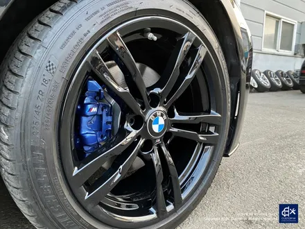 휠, 캘리퍼 모두 새 옷을 입히자! BMW 320i 휠수리 후 블랙유광 휠도색 + 블루 캘리퍼 도색 / 용인 처인구