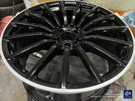 벤츠 GT43 AMG 블랙 실버 투톤 휠도색 & 카본 세라믹 골드 캘리퍼 도색 / 용인 처인구