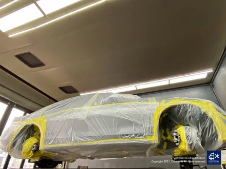BMW 420i 휠수리 후 블랙유광 휠도색 + 레드 캘리퍼 도색 / 용인 처인구