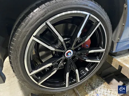 BMW M340i 박리 후 블랙 폴리시 휠도색 / 용인 처인구