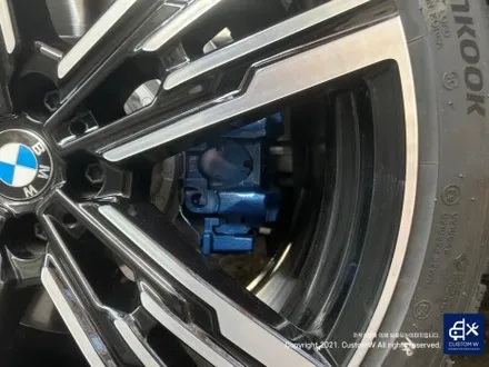 와_! 이게 플렉스다_! 전기차 럭셔리 세단 BMW I7 블루 캘리퍼 도색 고객과의 소통을 중요시하는 커스텀 W (feat. 훈훈한 카톡 내용 캡처 ) / 용인 처인구