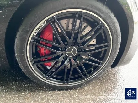 귀한 차량~! 벤츠 GTC AMG 무광 블랙 실버 투톤 휠 도색 작업으로 더욱 멋지게_! / 용인 처인구