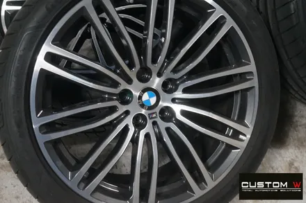 자주 입고 되는 BMW G30 530i 664M 휠 하이그로시 블랙 검정 유광 휠도색.커스텀W / 용인 처인구