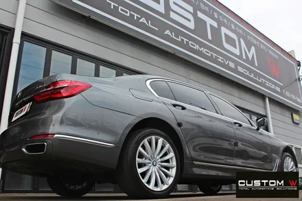 BMW G12 730Ld 휠 상처 수리 후 실버 휠복원 / 용인 처인구