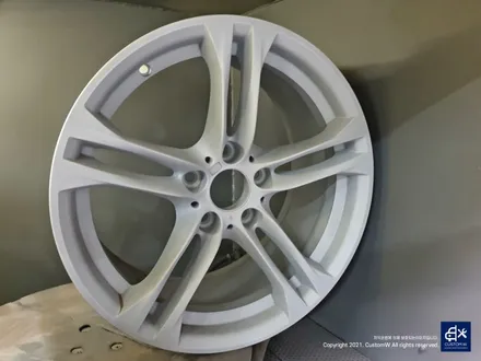 BMW F10 530d 박리 후 블랙유광 휠도색 + 분진 제거 후 블루 캘리퍼 도색 / 용인 처인구