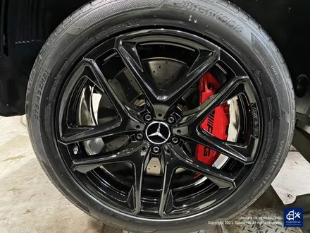 벤츠 GLE53 AMG 휠수리 후 블랙유광 휠도색 / 용인 처인구