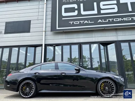 벤츠 CLS450 휠수리 후 블랙 실버 투톤 유광 휠도색 / 용인 처인구